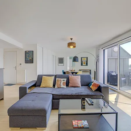 Le Maginot, T4 De Standing, Terrasse Et Parking Appartement Rennes Buitenkant foto