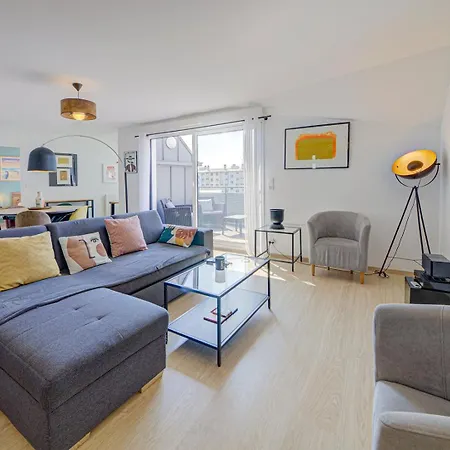 Le Maginot, T4 De Standing, Terrasse Et Parking Appartement Rennes Buitenkant foto